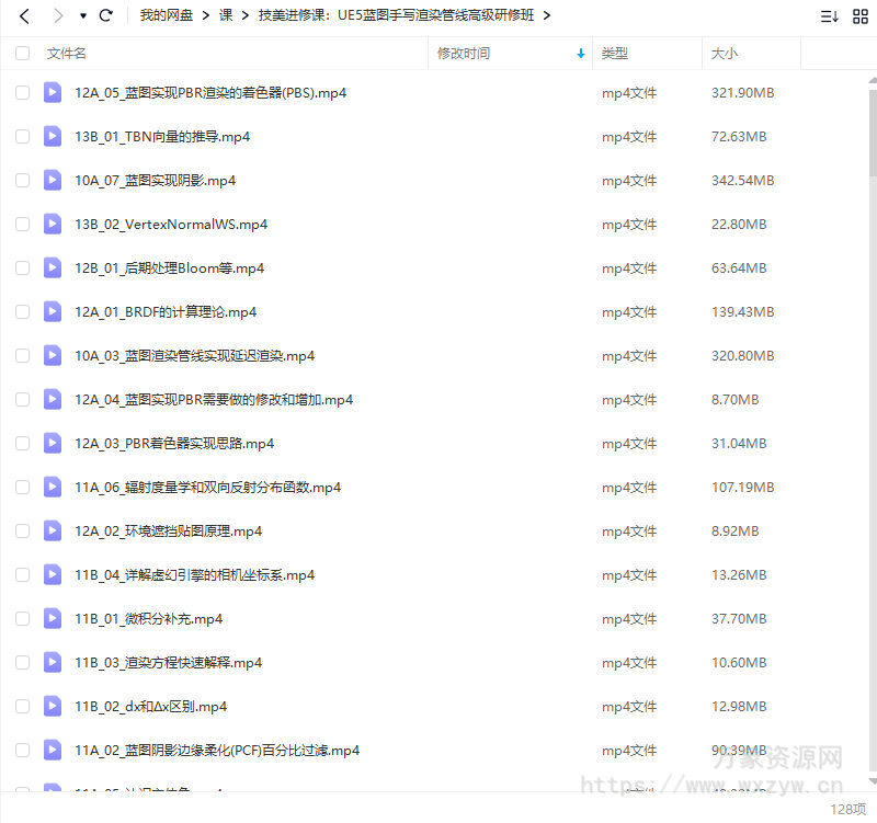 技美进修课UE5蓝图手写渲染管线高级研修班2022年【画质高清只有视频】