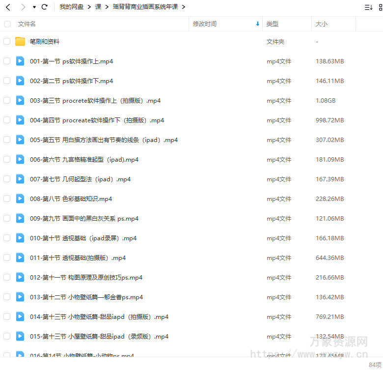 【缺课补不了】瑶背背商业插画系统年课2023【画质高清有部分课件和笔刷】