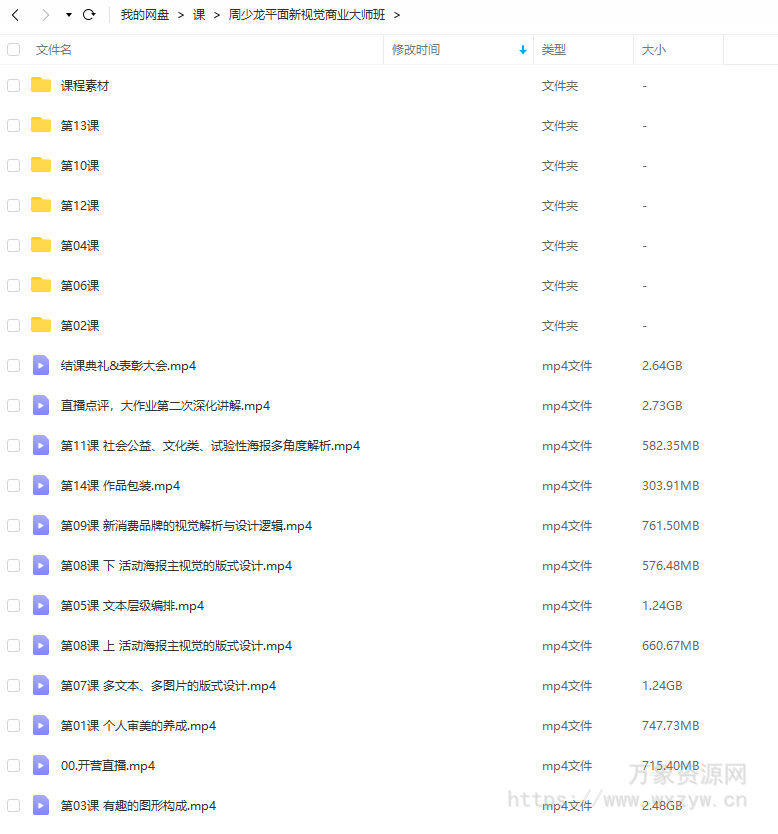 周少龙2022年4月平面新视觉商业视觉大师班【画质不错有部分素材】