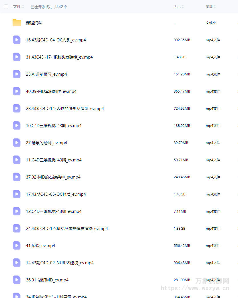 波波课堂C4D三维视觉莫思思第43期【画质高清有素材】