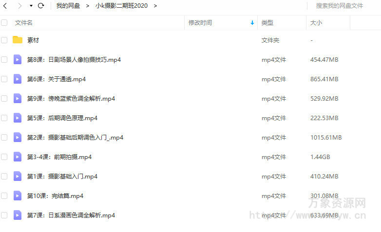 kelvin李日系小清新风格摄影课2020【画质不错有素材】