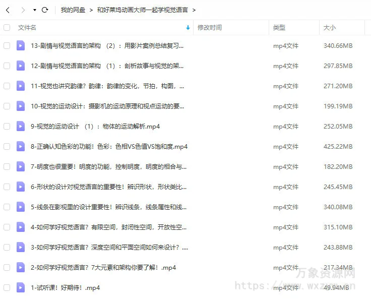 和好莱坞动画大师一起学视觉语言2020【画质一般】