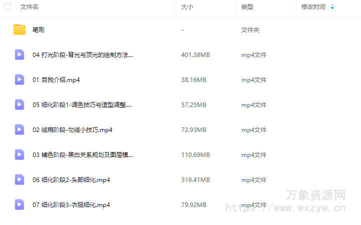 渡五趣男性胸像小课【画质高清有笔刷】