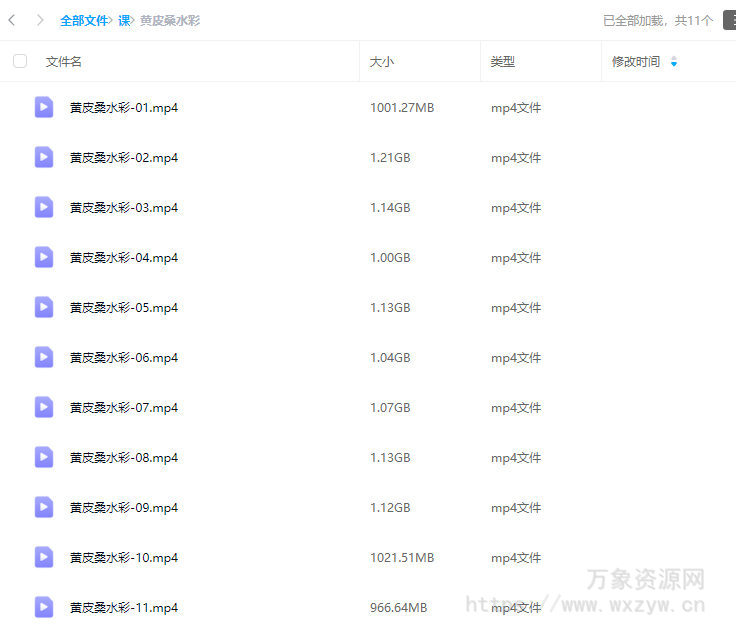 黄皮桑水彩基础课2018【画质一般只有视频】