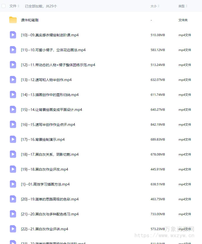 毛球滚滚来日系治愈插画第3期【画质还行有部分素材】