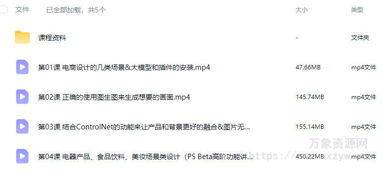 极光社AI绘画电商设计速成训练营【画质高清有素材】