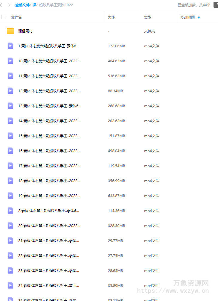 蚂蚁八手王素体第6期2022【画质还可以有素材】