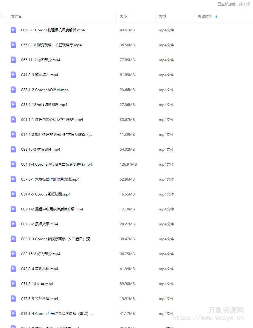 蓝图Corona11入门到精通超写实渲染系统课2024【画质高清只有视频】