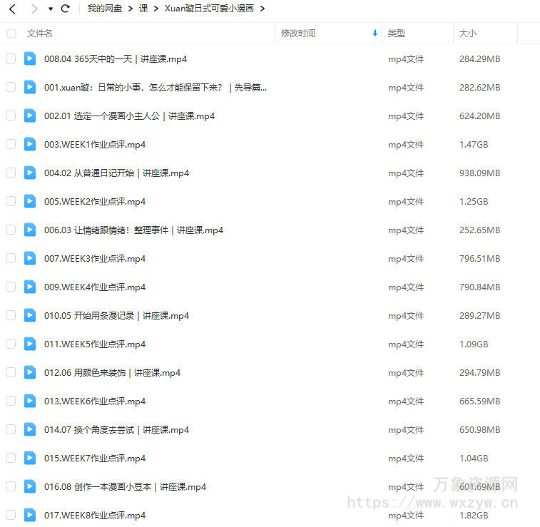 鲸字号Xuan璇日式可爱小漫画2023年【画质高清只有视频】