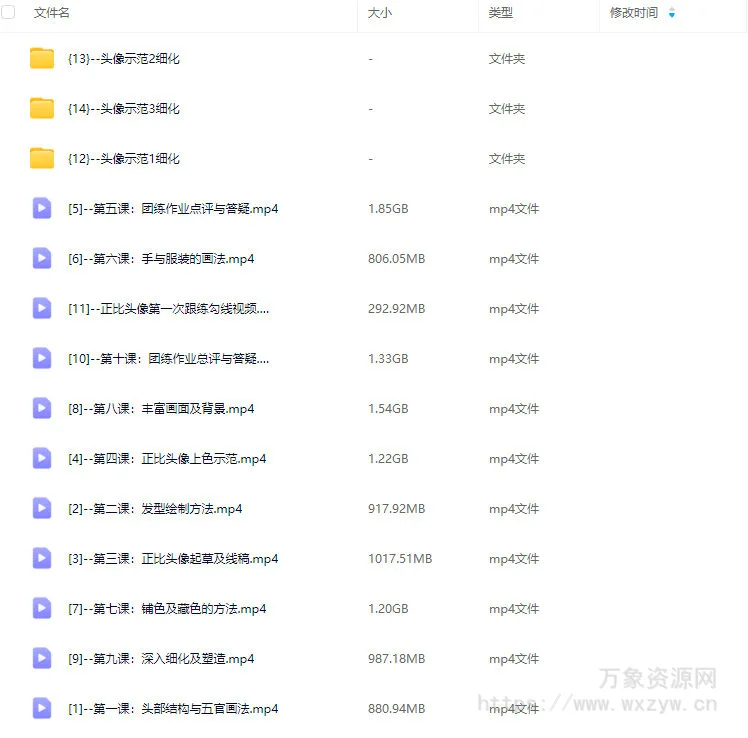 多糖多醋烤冷面萌系半厚涂头像团练课2025【画质高清只有视频】