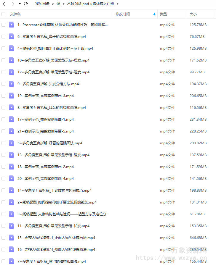 【缺课较多】不锈钢盆ipad人像线稿入门班【画质还行只有视频】