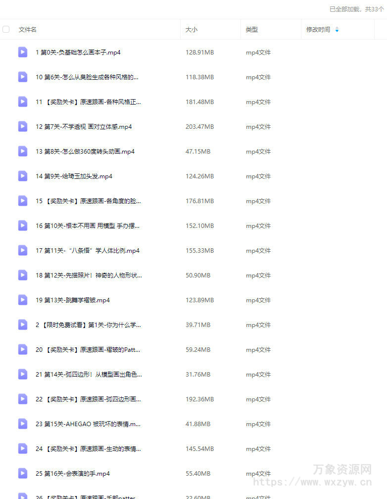 抖抖村负门槛人体速写到角色创造初阶版2024【画质不错只有视频】