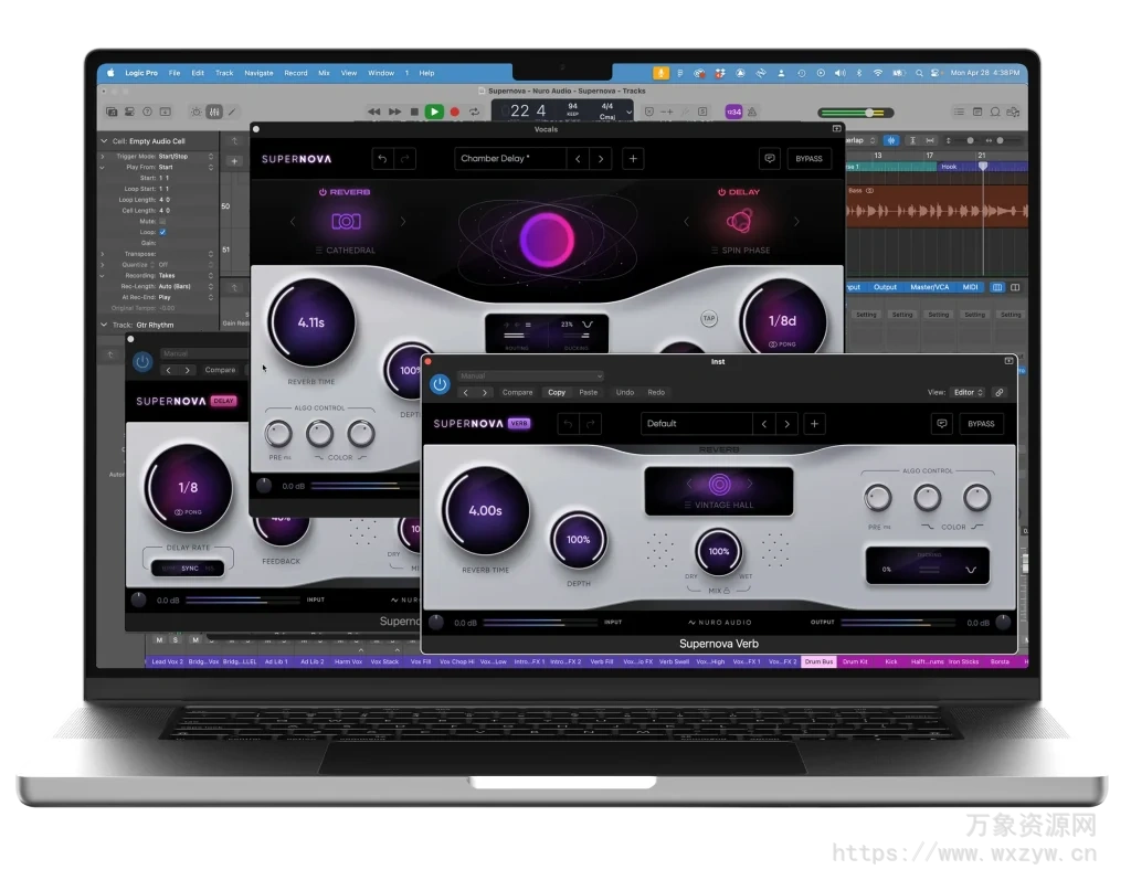 [新一代混响与延迟插件] Nuro Audio Supernova 1.5.1 U2B-MORiA [MacOSX]（296.4MB）