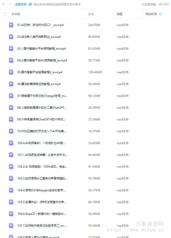 船长AIGC商业实战应用课手把手教学2023【画质还行只有视频】