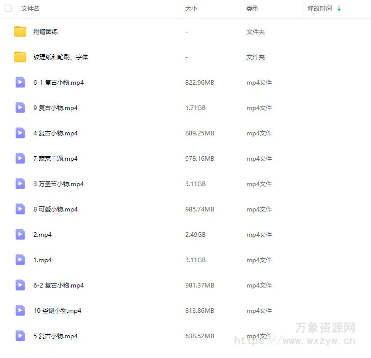 画画的希妈复古肌理课第1期2024【画质不错有课件笔刷】
