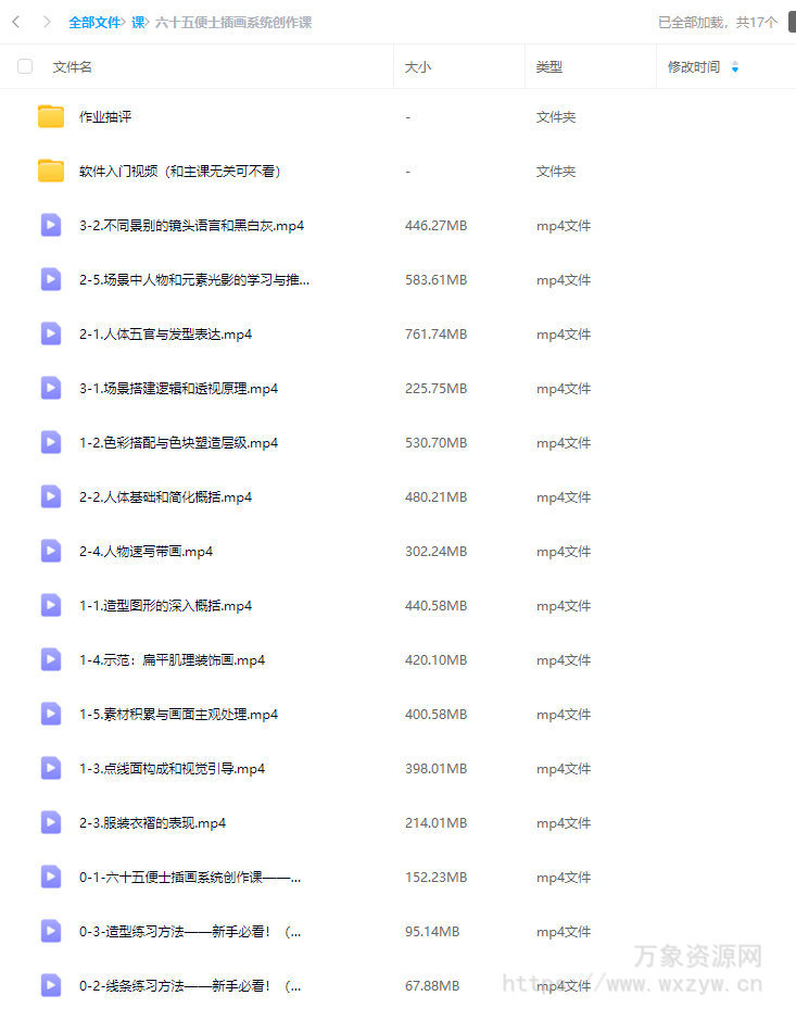 六十五便士插画系统创作课2024年8月【画质一般只有视频】