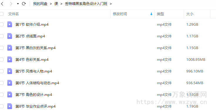 Duet丢特2022暗黑系角色设计入门班【画质高清只有视频】
