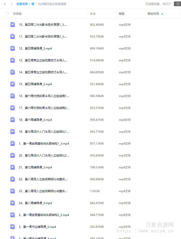 九川肆日系立绘表现班2023年【画质高清只有视频】