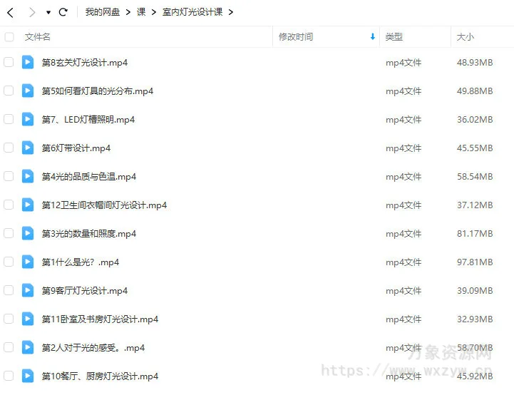 恩维客教育室内灯光设计课【画质还行只有视频】