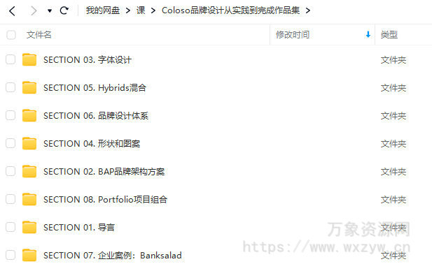 Coloso品牌设计从实践到完成作品集【画质高清只有视频】