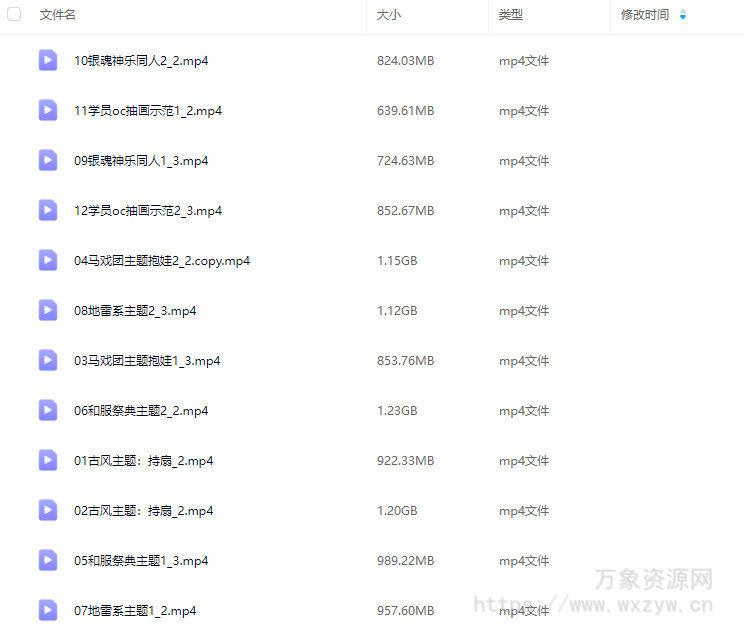 二木萌系平涂少女头像团练第3期2025【画质高清只有视频】