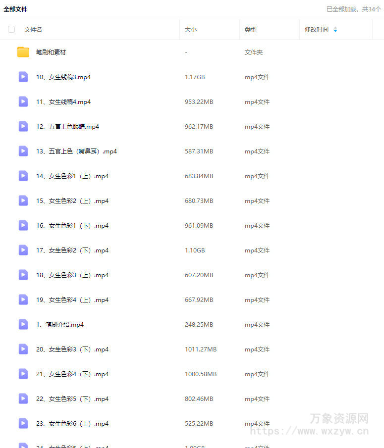 阿花水彩综合班第11期【画质高清有笔刷和素材】