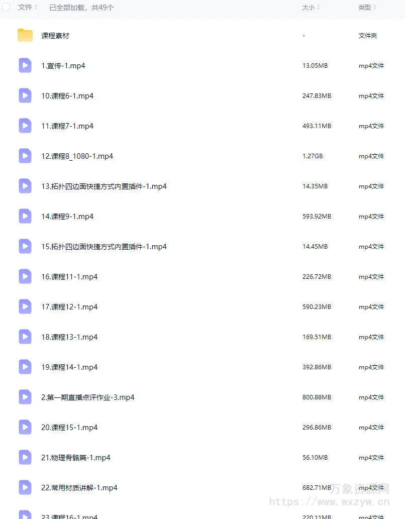 泊宁blender 3D角色实战全流程【画质高清有素材】