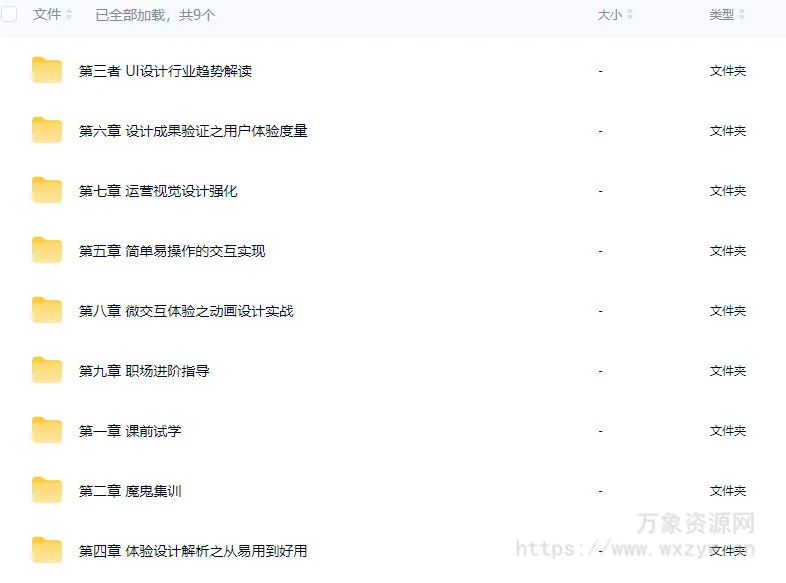 孔晨UI设计系统实战班第6期【画质高清只有视频】