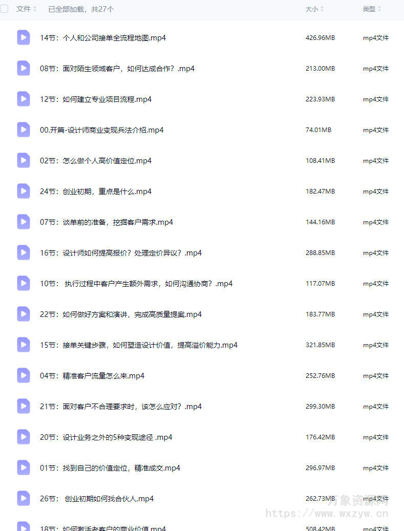 巧匠设计师商业变现兵法【画质高清只有视频】
