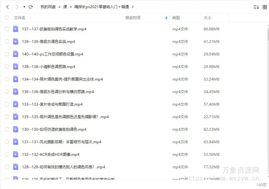 绳探长ps2021零基础入门＋精通【画质高清只有视频】