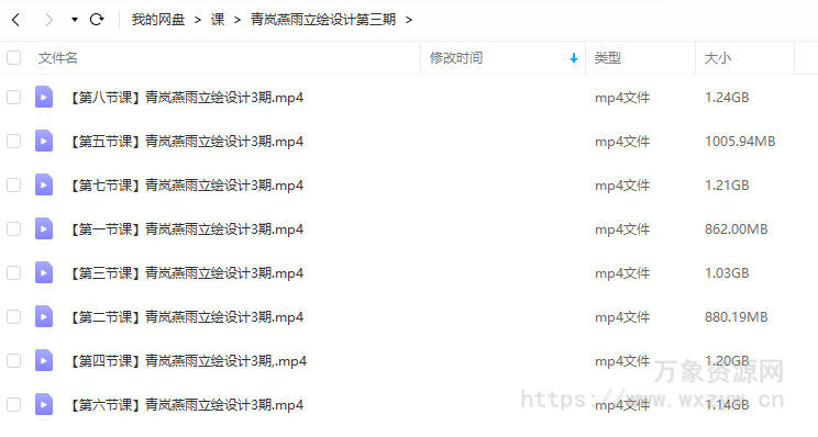 青岚燕雨2022日系立绘设计第3期【画质不错只有视频】