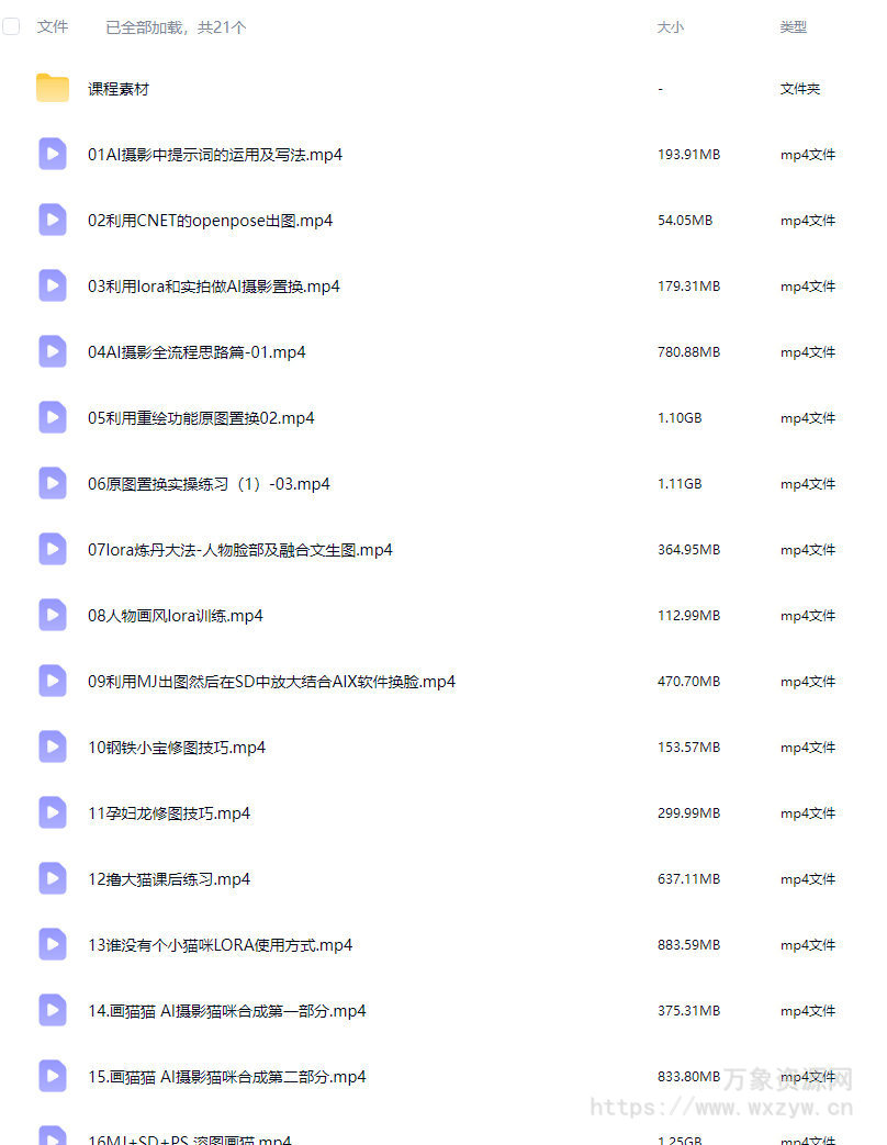 AI摄影高阶技法金在在AIGC2024【画质高清有大部分素材】