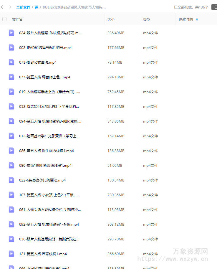 【缺课】SULI苏Li 0基础动漫风人物速写人物头像课【画质不错只有视频】