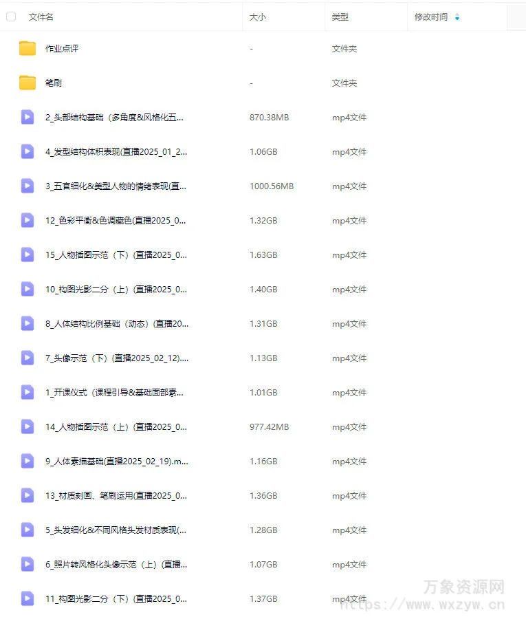 冷少ipad厚涂质感人像插画特训班第1期2025【画质高清有笔刷】