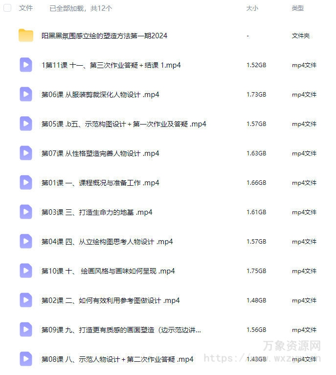 阳黑黑氛围感立绘的塑造方法第1期+第2期2025【画质还行只有视频】