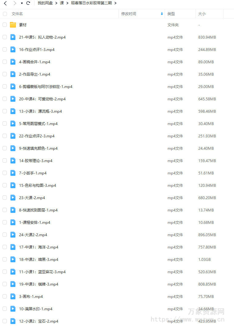 昭春落日ipad水彩胶带第2期2023【画质一般有笔刷素材】