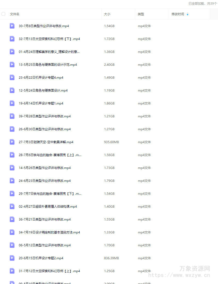 王亨利机甲载具全项设计2024【画质高清只有视频】