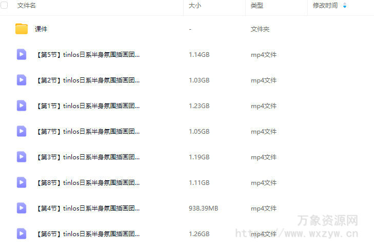 tinlos日系半身氛围插画团练2025第1期【画质高清有课件】