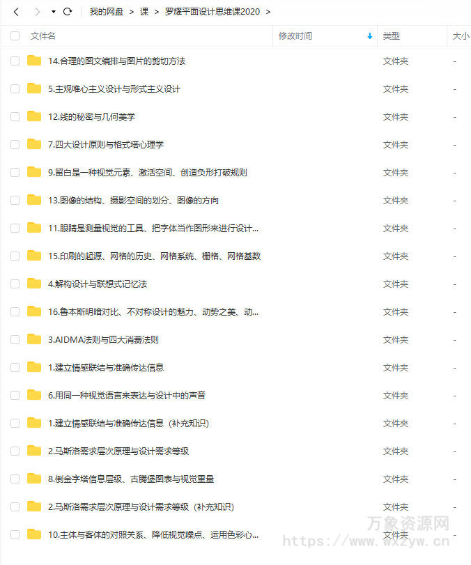 罗耀平面设计思维课2020年3月结课【画质高清只有视频】