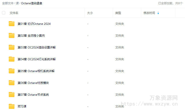 Octane渲染堡垒2024年【画质不错只有视频】