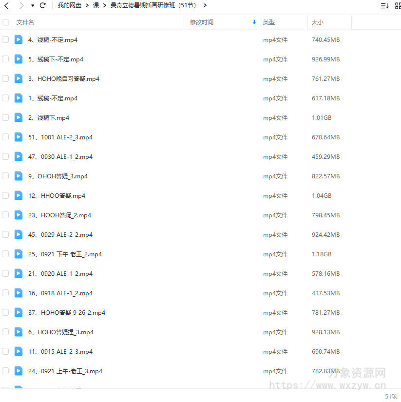 曼奇立德暑期插画研修班2023【画质还行只有视频】