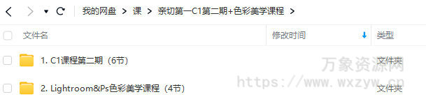 亲切第一张蕾C1第二期+色彩美学课程2022年【画质高清有素材】
