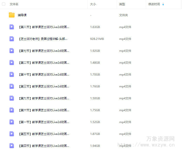 芝士派对live2d动画班2024【画质高清只有视频】