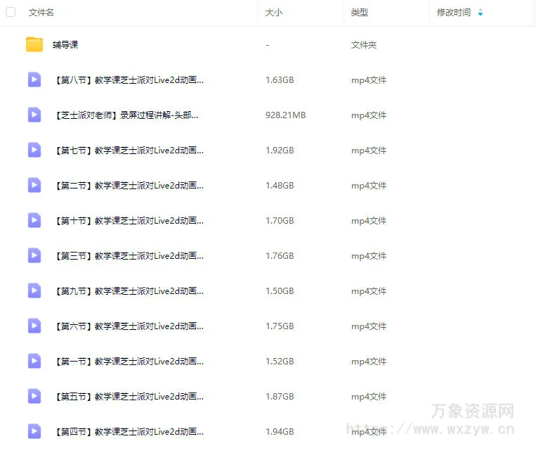 芝士派对live2d动画班2024【画质高清只有视频】