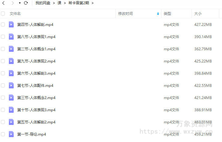 希卡音2021人体基础强化第2期【画质不错只有视频】