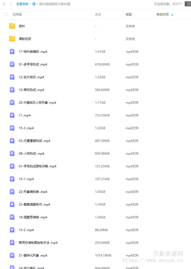 胡晓波品牌设计第42期2024【画质高清有大部分素材】