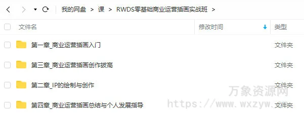 RWDS零基础商业运营插画实战班2022年结课【画质高清只有视频】