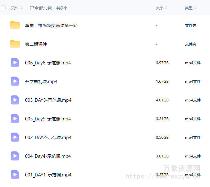 蕙宝手绘涂鸦团练课2025年第2期+第1期【画质高清有课件】