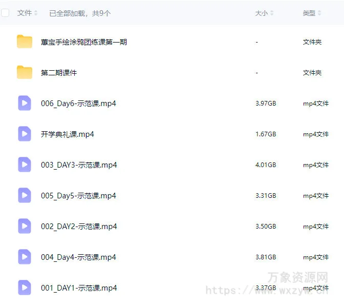 蕙宝手绘涂鸦团练课2025年第2期+第1期【画质高清有课件】