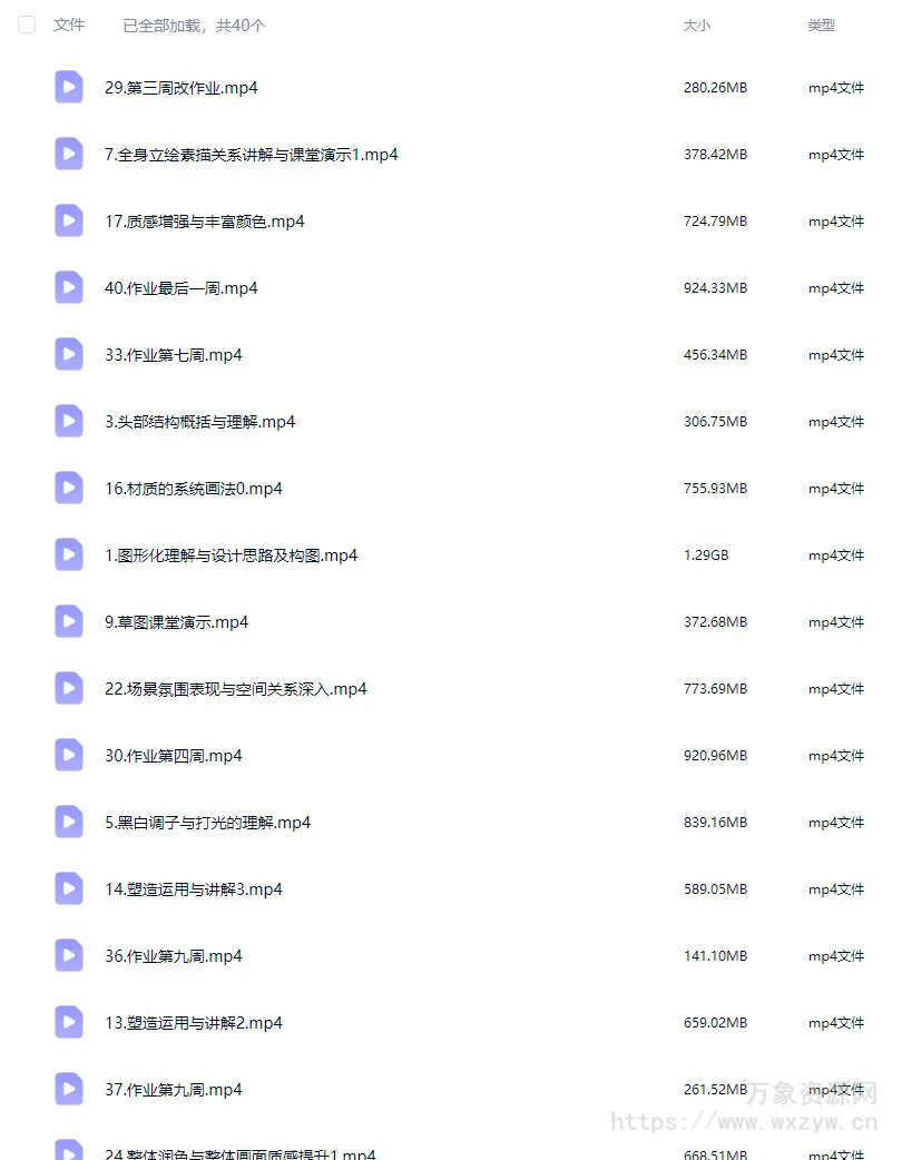 狸花社厚涂插画精品班2025【画质不错只有视频】